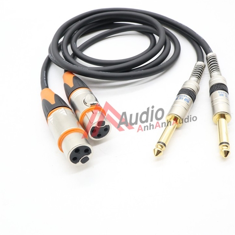 Dây Cáp Canon ra 6 ly hàng tốt , 02 sợi dài 1 mét