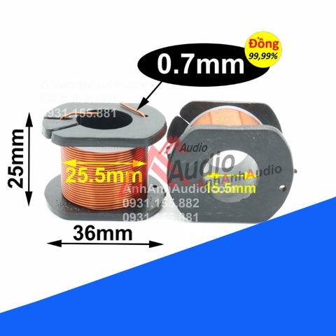 Cuộn cảm cao 20 dây đồng 0.7