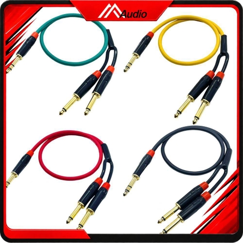 Dây 6 Ly Stereo Ra 2 Đầu 6 Ly Mono Thẳng