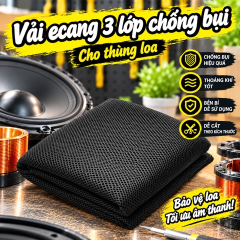 Vải E Căng Bọc Loa, Lưới Loa Chống Bụi loại vải lưới