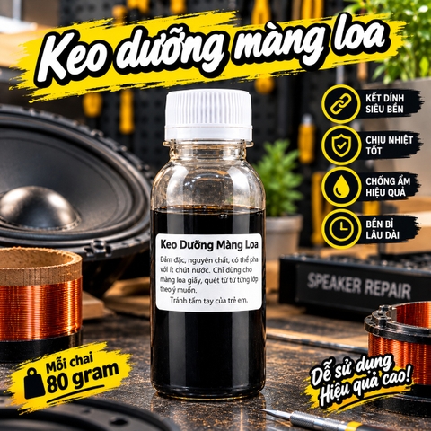 Keo dưỡng màng loa bass chống nước