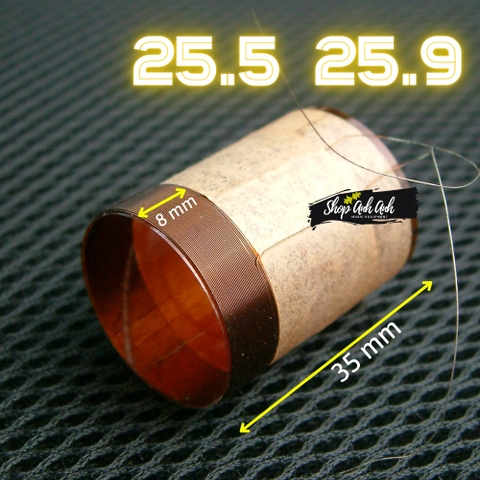 Coil 25.5 và 25.9 loại dây quấn cao 8mm