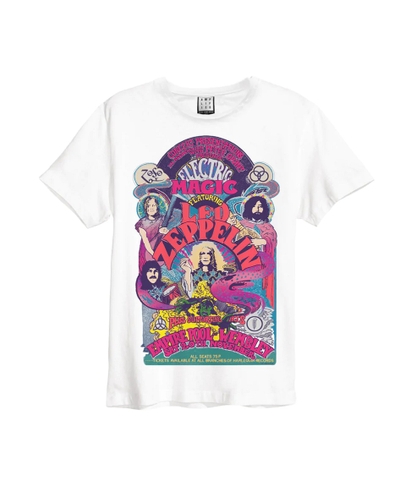 LED ZEPPELIN ELECTRIC MAGIC AMPLIFIED VINTAGE WHITE X LARGE T SHI
