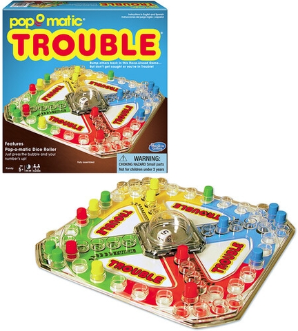 Classic Trouble (Large Item, Board Game)