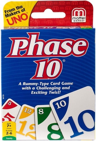 Mattel Games - Phase 10 (Card Game, Table Top Game, Toy)
