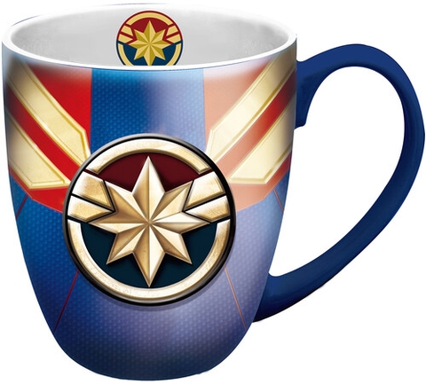 Captain Marvel Logo Mug (Ceramic Mug)