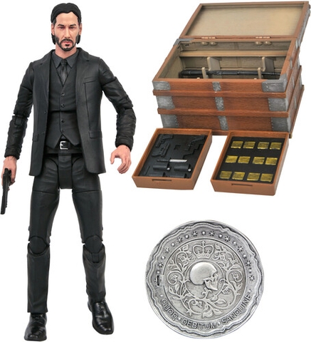 Diamond Select - John Wick Deluxe Action Figure Box Set (Large Item, Action Figure, Collectible)