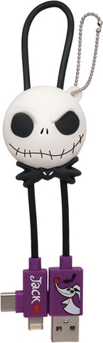 Nightmare Before Christmas - Jack 3D Foam USB Cable Bag Clip (Keychain)