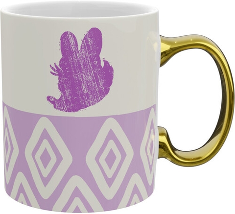 Disney Daisy Duck Gold Handle Mug (11 Oz) (Ceramic Mug)