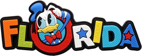 Disney Donald Florida Soft Touch PVC Magnet (Magnet)
