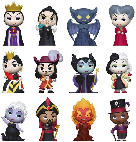 FUNKO MYSTERY MINIS: Disney Villains (ONE Random Mystery Mini Figure Per Purchase) (Vinyl Figure)