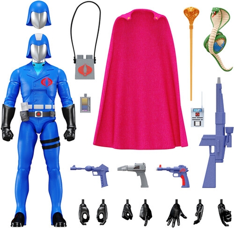 Super7 - G.I. Joe ULTIMATES! Wave 1 - Cobra Commander (Large Item, Collectible, Figure, Action Figure)