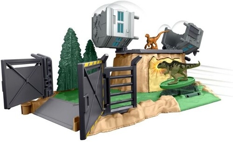 Mattel - Jurassic World Minis Giganotosaurus Rampage Playset (Large Item, Action Figure)