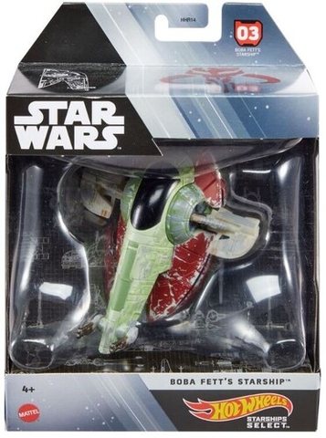 Mattel - Hot Wheels Star Wars Boba Fett's Starship (Toy Car)