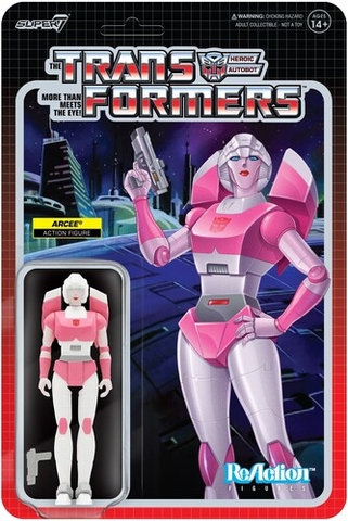 Super7 - Transformers ReAction W5 - Arcee (Collectible, Figure, Action Figure)