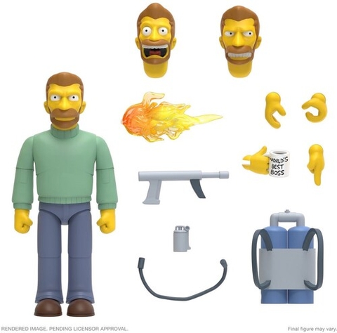 Super7 - The Simpsons ULTIMATES! Wave 2 - Hank Scorpio (Large Item, Collectible, Figure, Action Figure)