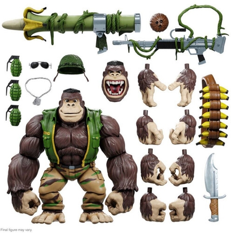 Super7 - TMNT Teenage Mutant Ninja Turtles ULTIMATES! Wave 7 - Guerrilla Gorilla (Large Item, Collectible, Figure, Action Figure)