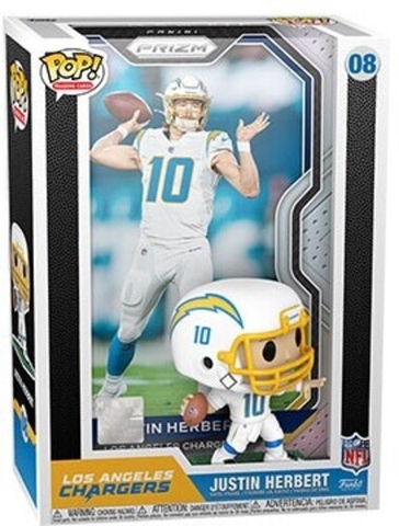 FUNKO POP! TRADING CARDS: Justin Herbert (Large Item, Vinyl Figure)
