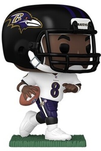 FUNKO POP! NFL: Ravens - Lamar Jackson (Away) (Vinyl Figure)