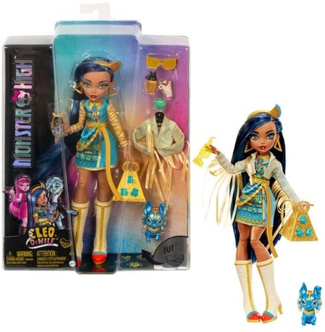 Mattel - Monster High Cleo De Nile Doll (Large Item, Collectible, Doll)