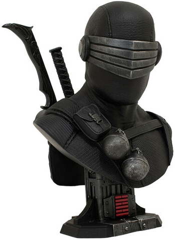 Diamond Select - G.I. Joe - Legends In 3D - Snake Eyes 1/2 Scale Bust (Statue, Collectible)