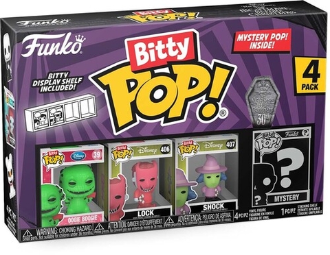 FUNKO BITTY POP!: The Nightmare Before Christmas- Oogie Boogie 4PK (Vinyl Figure)