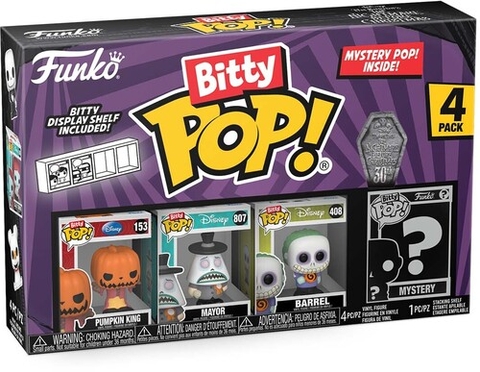 FUNKO BITTY POP!: The Nightmare Before Christmas- Pumpkin Jack 4PK (Vinyl Figure)