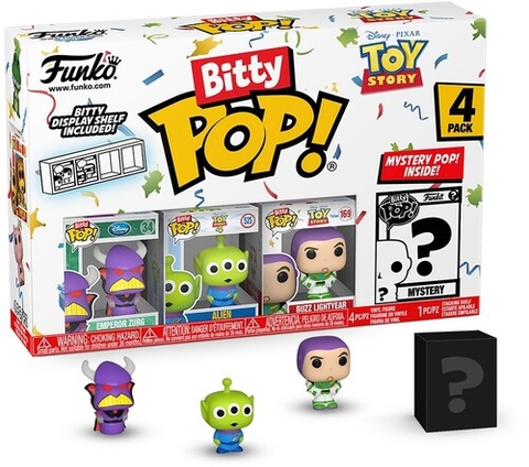FUNKO BITTY POP!: Toy Story- Zurg 4PK (Vinyl Figure)