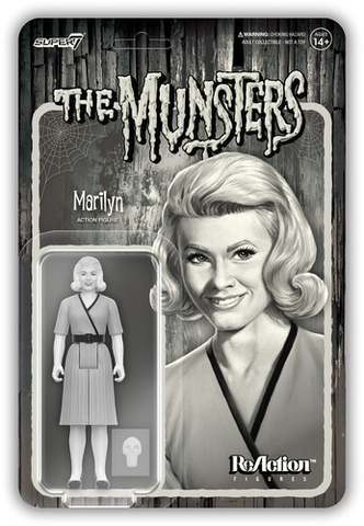 Super7 - The Munsters - ReAction Wave 3 - Marilyn Munster (Grayscale) (Collectible, Figure, Action Figure)
