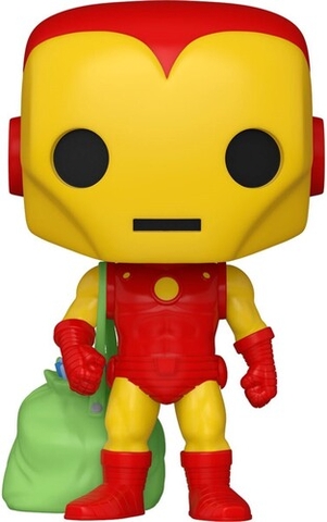 FUNKO POP! MARVEL: Holiday- Iron Man w/Bag (Vinyl Figure)