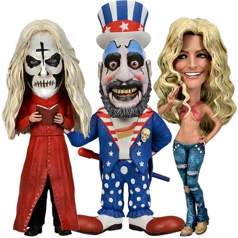 NECA - House Of 1000 Corpses Little Big Head 3Pk (Large Item, Figure, Collectible)