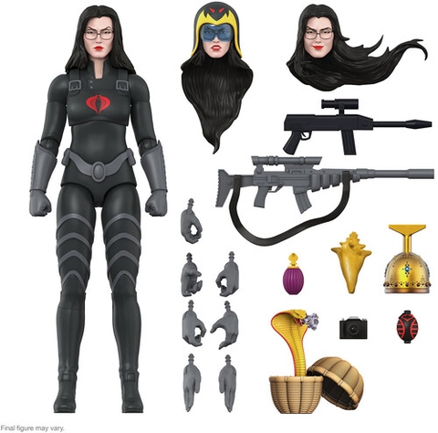 Super7 - G.I. Joe ULTIMATES! Wave 4 - Baroness (Black Suit) (Large Item, Collectible, Figure, Action Figure)