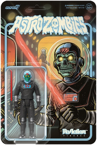 Super7 - Astro Zombies ReAction Figure Wave 2 - Astro Zombie (Black/Silver) (Collectible, Figure, Action Figure)