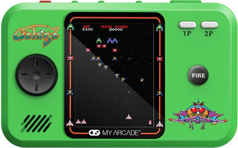 My Arcade DGUNL-4199 Galaga/Galaxian Pocket Player Pro Handheld Portable Gaming System (2 GAMES IN 1)