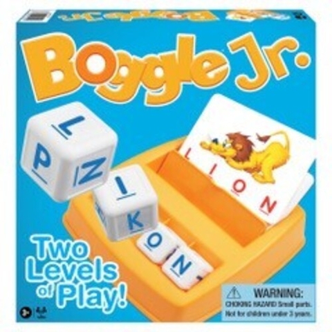Boggle Jr. - Two Levels Of Play! (Large Item, Table Top Game, Board Game)