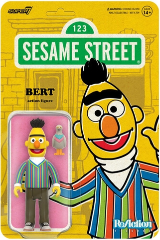 Super7 - Sesame Street - ReAction Wave 1 - Bert (Collectible, Figure, Action Figure)