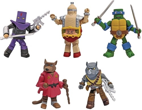 Diamond Select - TMNT Technodrome Deluxe Minimates 5 Pc Box Set (Large Item, Figure, Collectible)