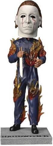 Neca - Halloween 2 - Myers On Fire Head Knocker Af (Action Figure, Collectible)