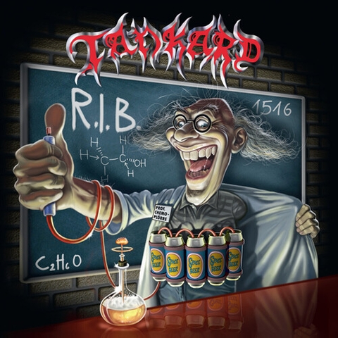 Tankard - R.i.b. - Red/ white/ black Splatter (Limited Edition, Colored Vinyl, Red, White, Black)
