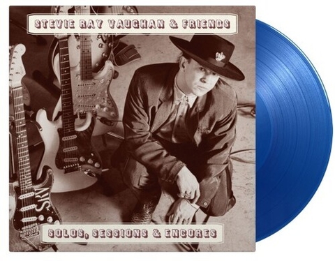STEVIE RAY VAUGHAN & FRIENDS - Solos Sessions & Encores - Limited 180-Gram Translucent Blue Colored Vinyl [Import] (Limited Edition, 180 Gram Vinyl, Colored Vinyl, Blue, Holland - Import)