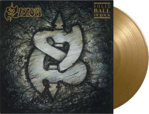 Saxon - Solid Ball Of Rock - Limited 180-Gram Gold Colored Vinyl [Import] (Limited Edition, 180 Gram Vinyl, Colored Vinyl, Gold, Holland - Import)