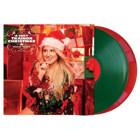 Đĩa LP Meghan Trainor - A Very Trainor Christmas 2xLP (Translucent Red Vinyl & Translucent Green Vinyl)