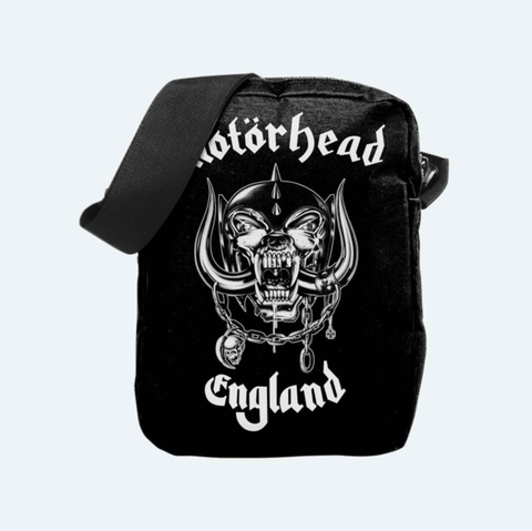 MOTORHEAD CROSSBODY BAG - ENGLAND (ROCKSAX)