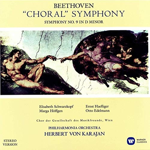 vinyl HERBERT VON KARAJAN , PHILHARMONIA ORCHESTRA - BEETHOVEN: SYMPHONY NO. 9 (STEREO VERSION)