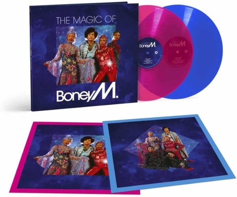 vinyl BONEY M -  MAGIC OF BONEY M (2LP/1-TRANSLCUENT PINK/2-TRANSLUCENT BLUE VINYL )
