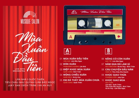 Cassette tape MÙA XUÂN ĐẦU TIÊN