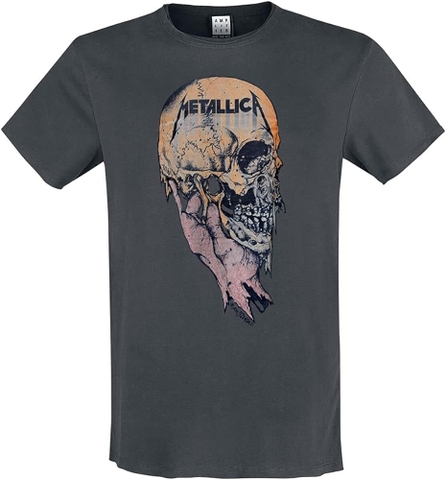 METALLICA SAD BUT TRUE AMPLIFIED X LARGE VINTAGE CHARCOAL T SHIRT