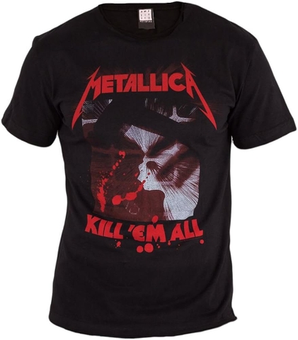 METALLICA - KILL THEM ALL AMPLIFIED VINTAGE BLACK XX LARGE T-SHIR