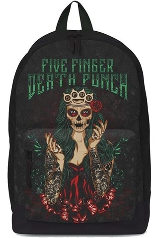 FIVE FINGER DEATH PUNCH BACKPACK - DOTD GREEN (ROCKSAX)