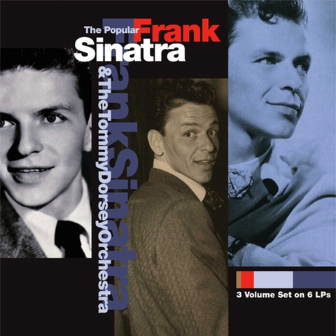 Frank Sinatra The Popular Frank Sinatra Vol. 1-3 6LP Box Set (Blue Vinyl)